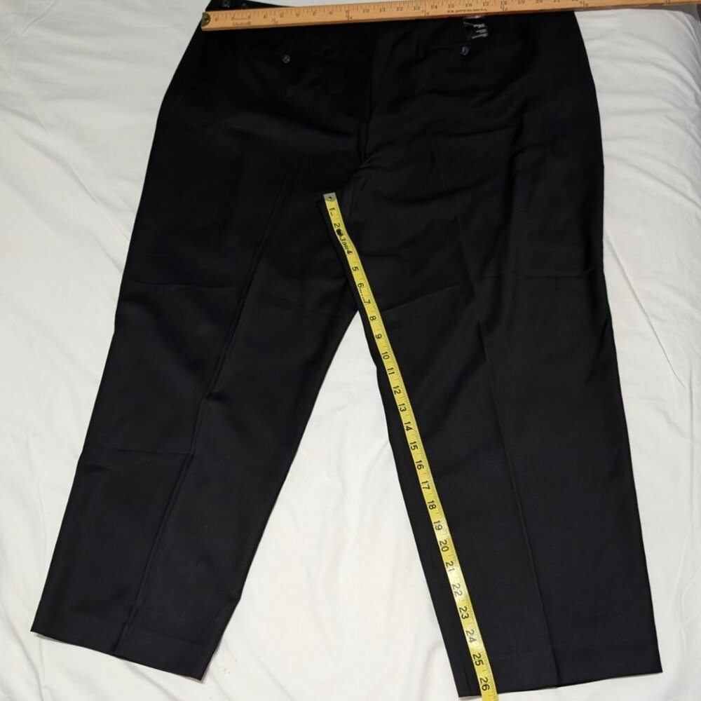 Jones New York Womens Black Stretch Slim Fit Pants 20WP Petite Runway Style - Picture 12 of 15